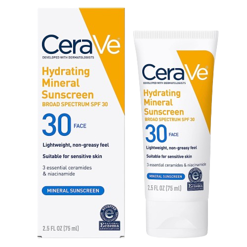 CeraVe Hydrating Mineral Sunscreen SPF 30