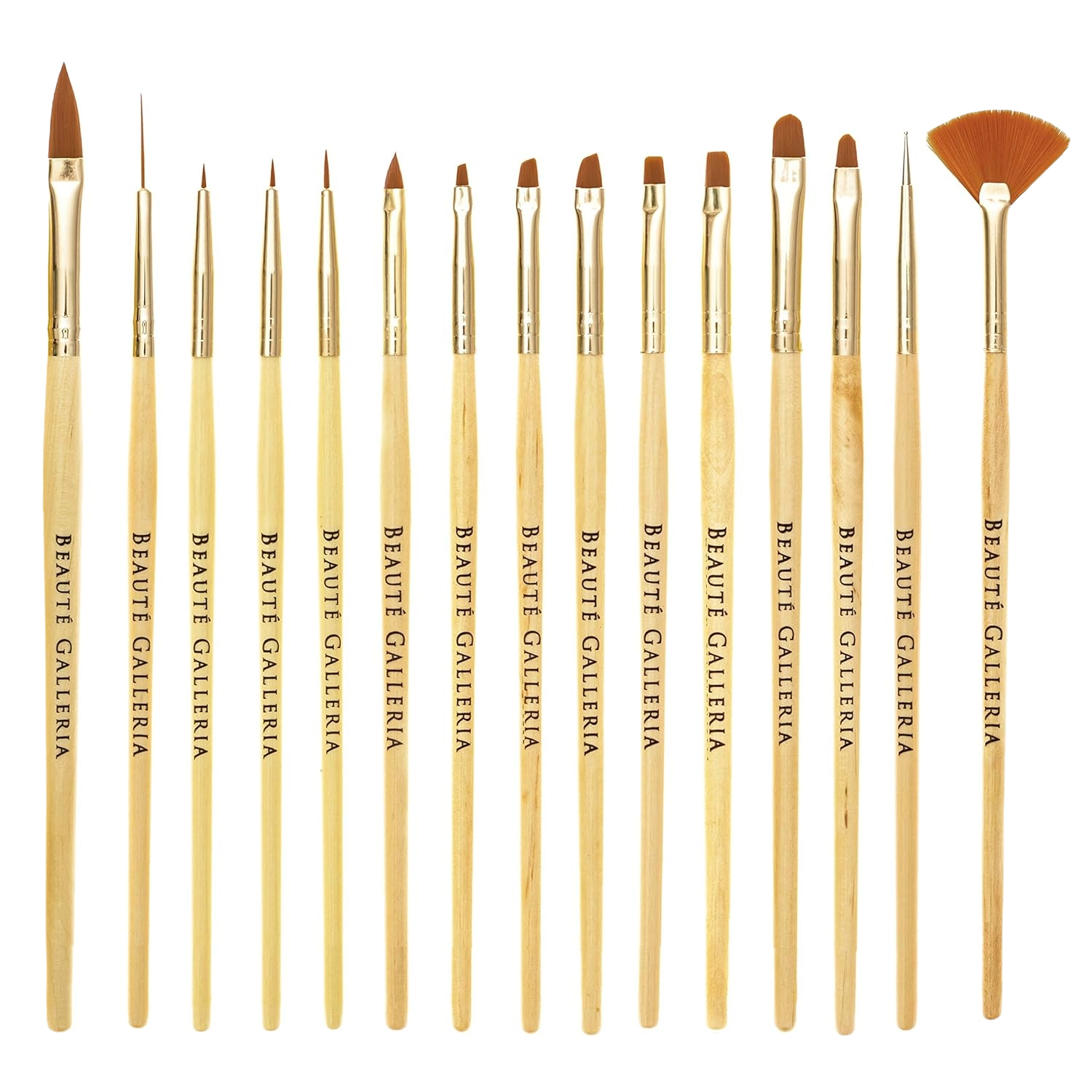 Beaute Galleria Nail Art Brushes Set