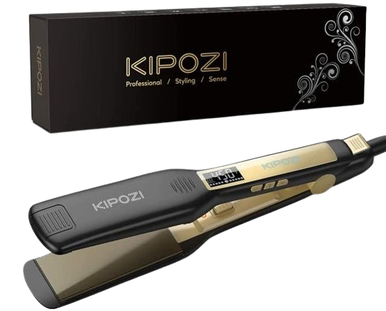 KIPOZI Professional Titanium Flat Iron Hair Straightener