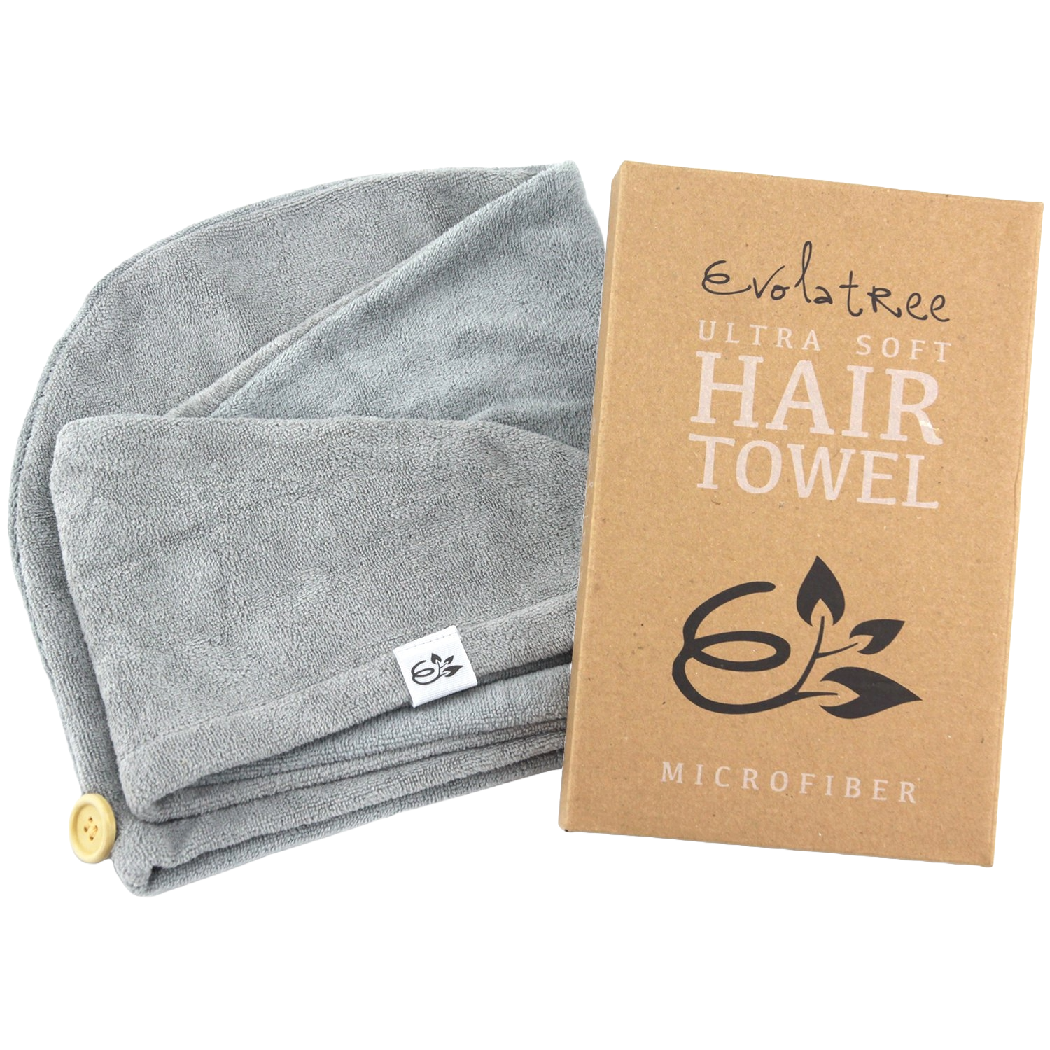 Evolatree Microfiber Hair Towel Wrap