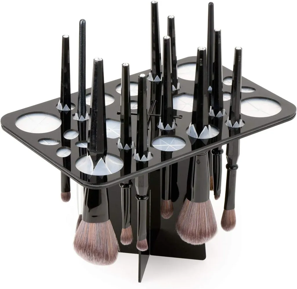 Best Makeup Brush Drying Racks Luckyiren Acrylic Makeup Brushes Drying Rack