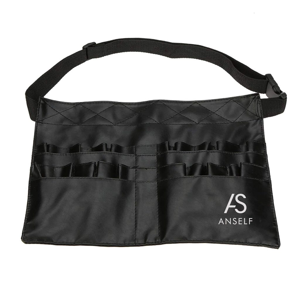 Anself PVC Professional Cosmetic Makeup Brush Apron Bag