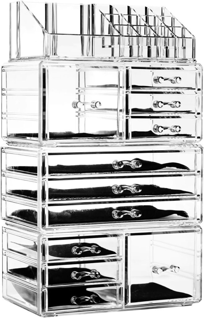 Unique Home Acrylic Jewelry and Cosmetic Storage Makeup Organizer