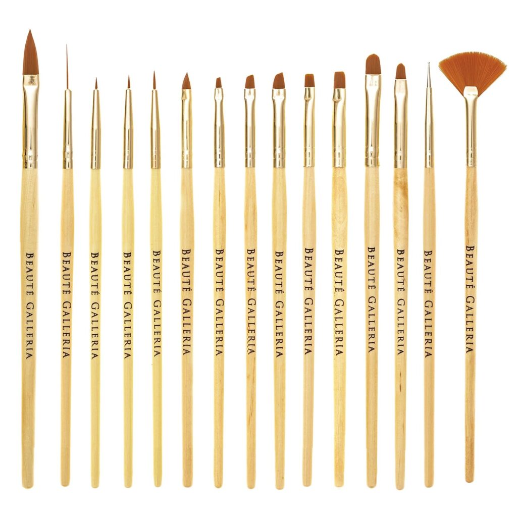 Beaute Galleria Fine Nail Art Brushes Set