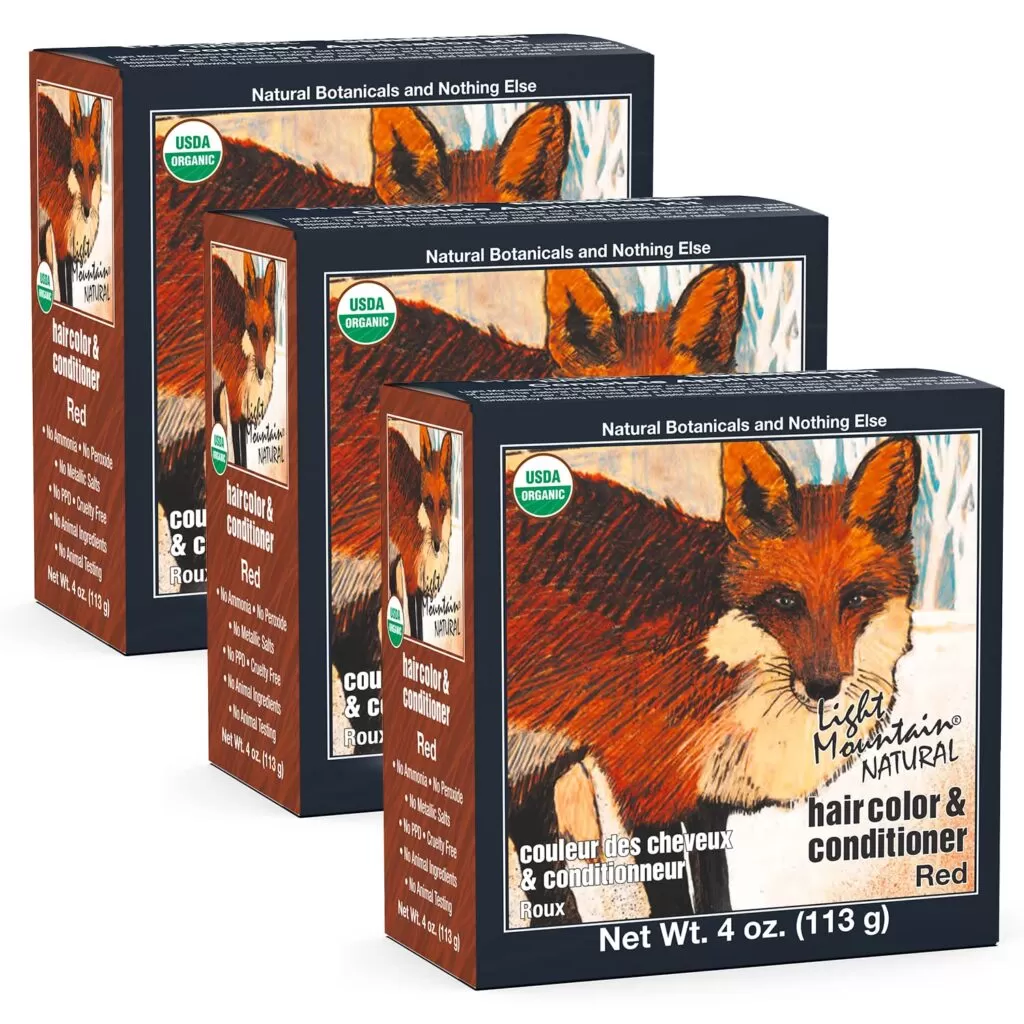 Best Natural Hair Dyes Light Mountain Natural Hair Color & Conditioner