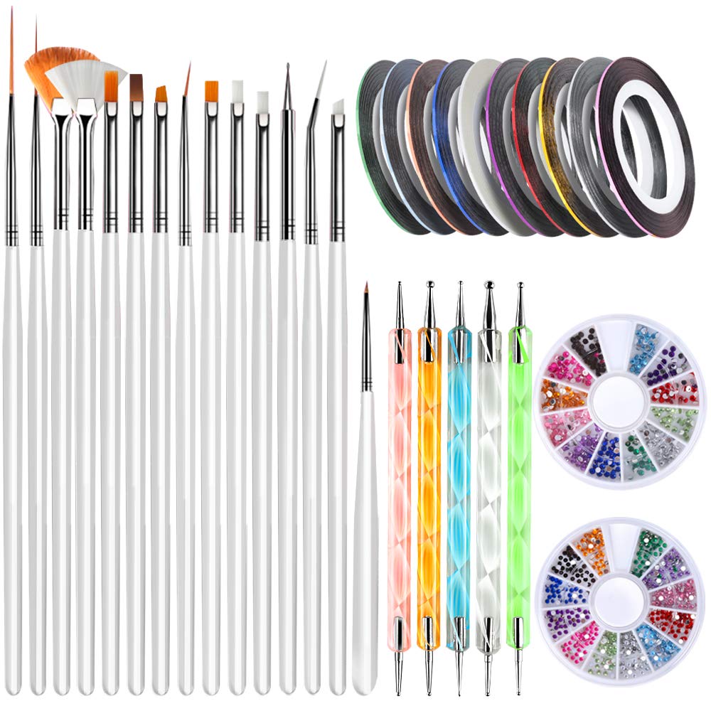 Teenitor Nail Art Brushes Set