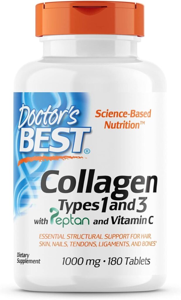 Doctor's Best Collagen Types 1 & 3 with Peptan Tablets