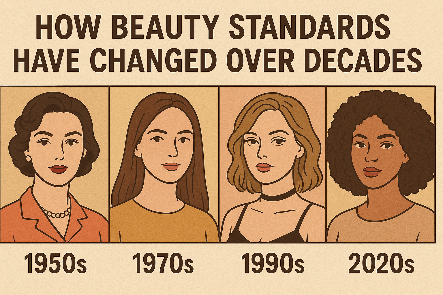 How Beauty Standards Have Changed Over Decades