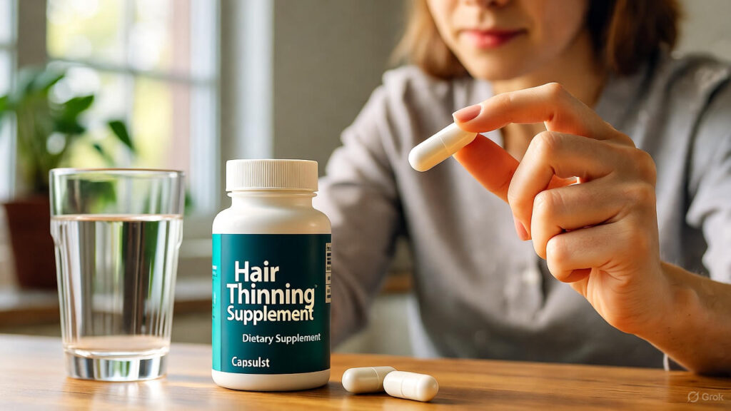 Best Hair Thinning Supplements for Women
