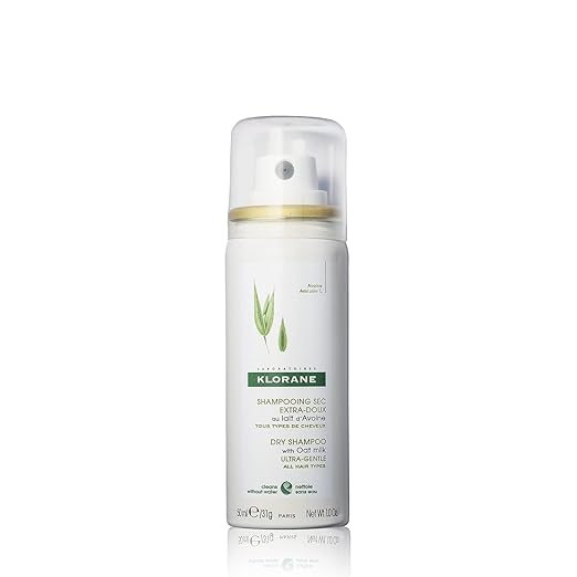 Klorane Ultra Gentle Dry Shampoo with Oat+ - Gentle Formula - Instantly Revives Hair and Eliminates Odor, Dirt, and Oils - Hypoallergenic & Vegan - Paraben & Sulfate-Free - 3.2 oz.