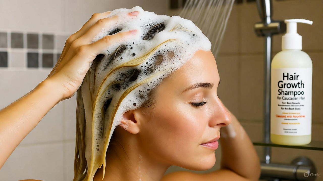 Best Hair Growth Shampoos for Caucasian Hair