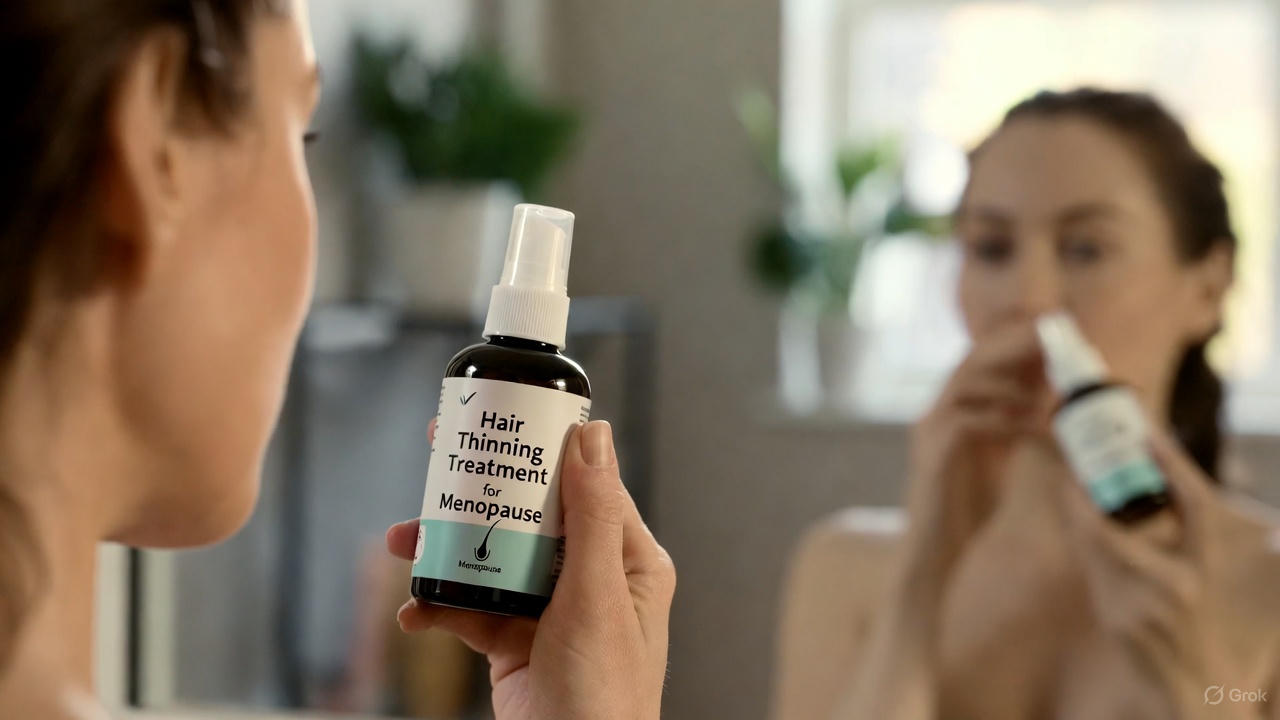 Best Hair Thinning Treatments for Menopause