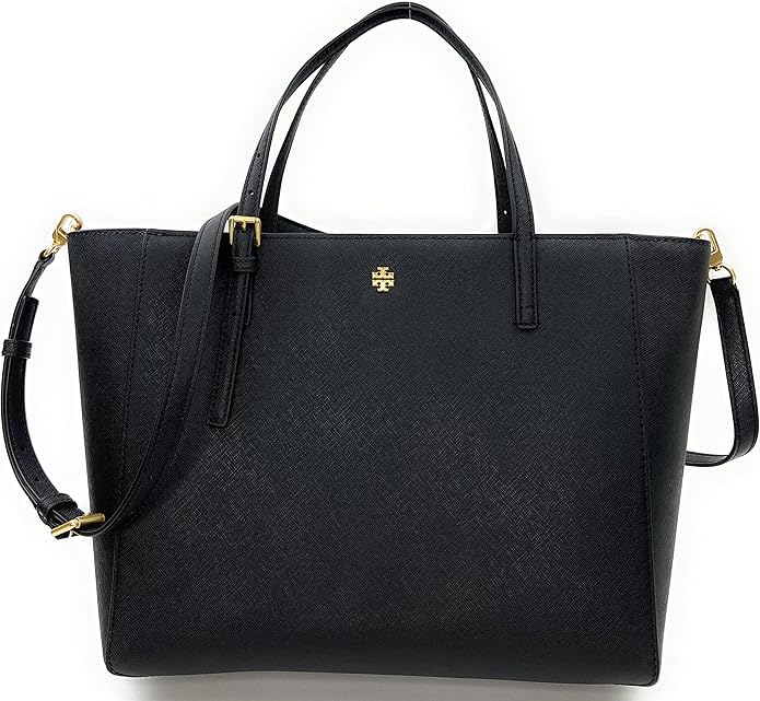 Best Everyday Handbags for Women Tory Burch Emerson Leather Women's Tote (Black)